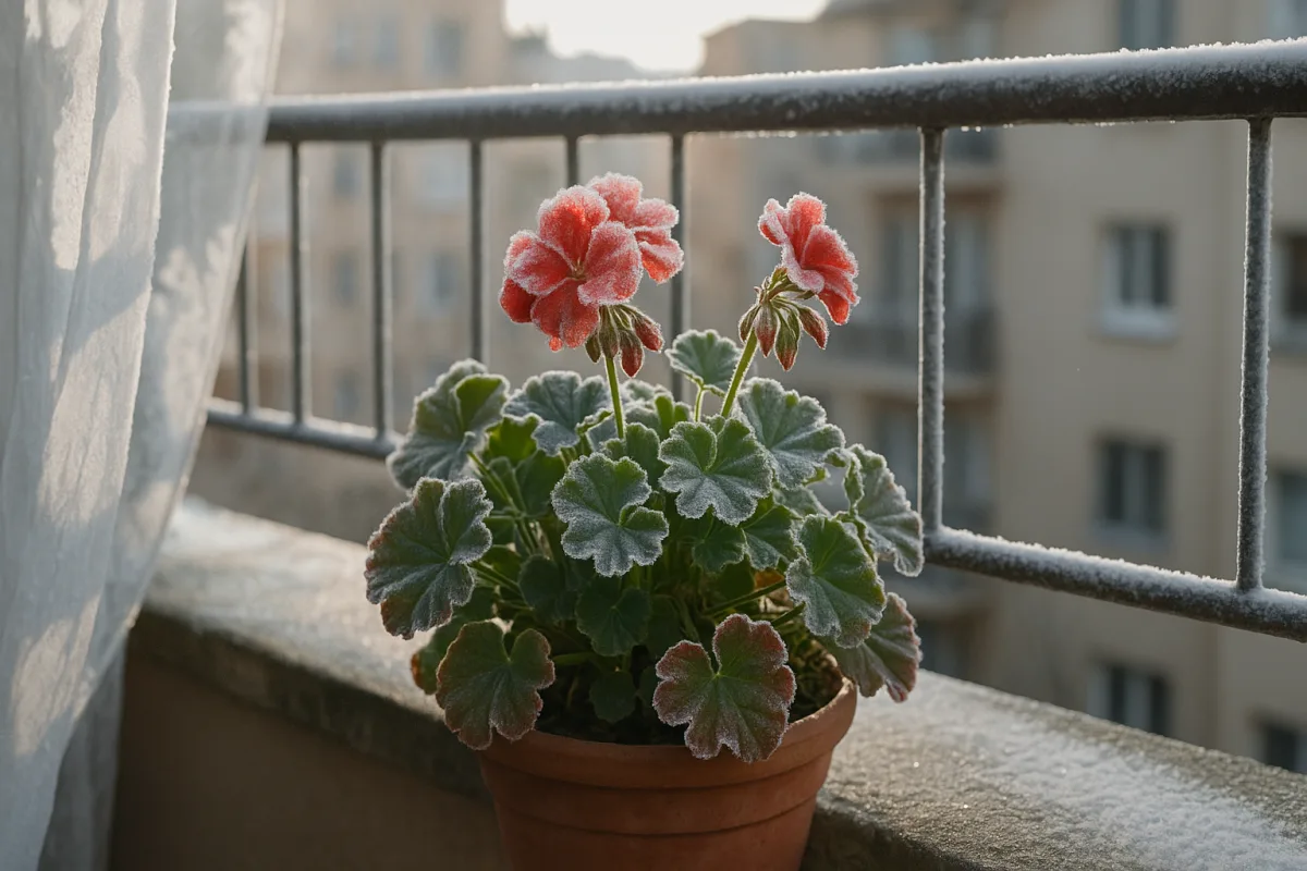 Sbalzi di temperatura in balcone: la strategia efficace per proteggere i gerani