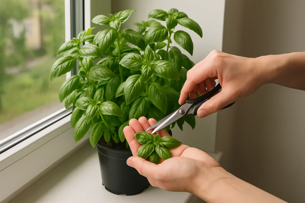 Come coltivare basilico sul davanzale: raccolto abbondante sfruttando una tecnica semplice