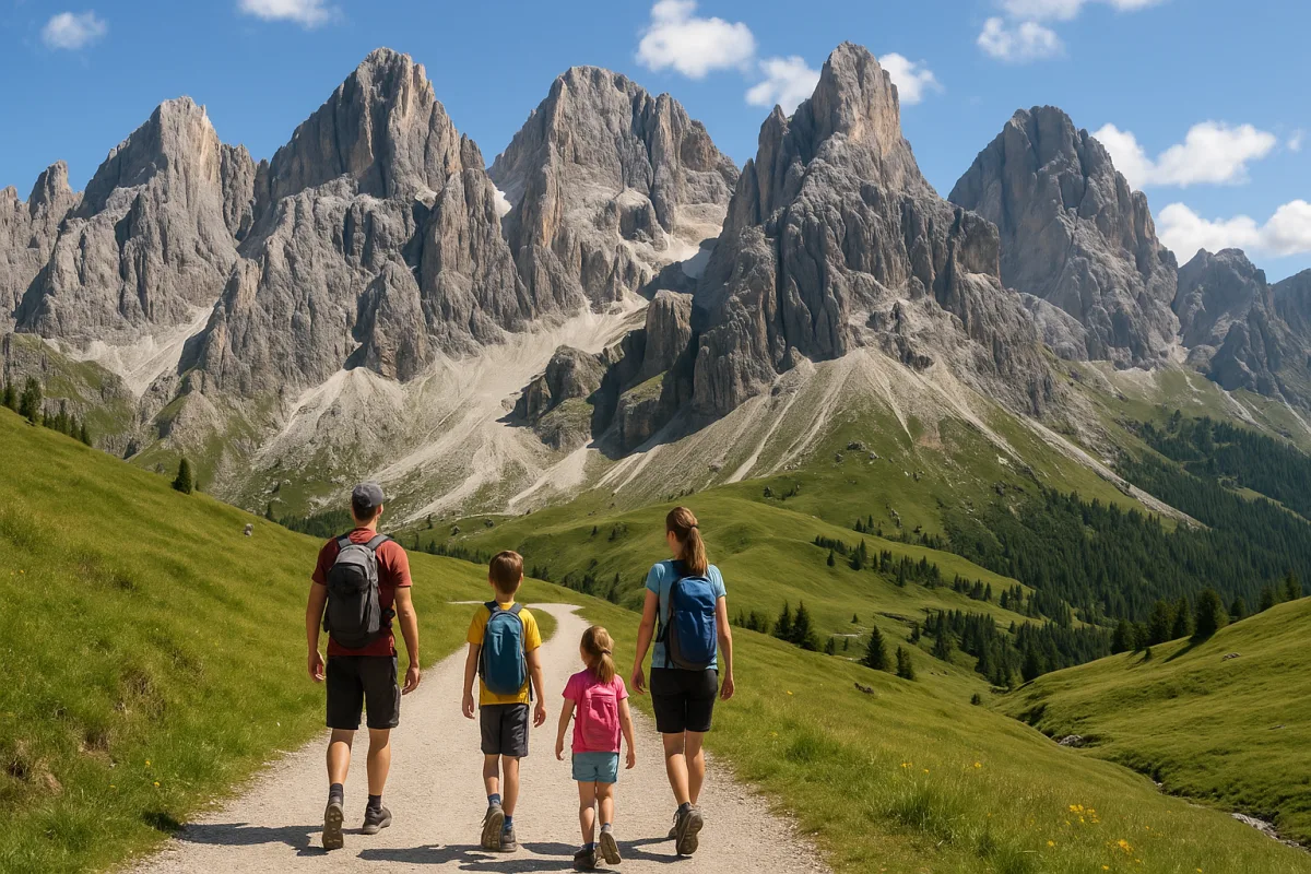 Escursioni a piedi sulle Dolomiti: sentieri facili per famiglie con viste uniche