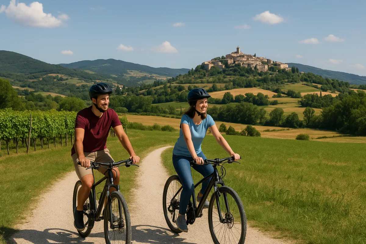 Passeggiate in bicicletta in Umbria: percorsi pianeggianti alla portata di tutti