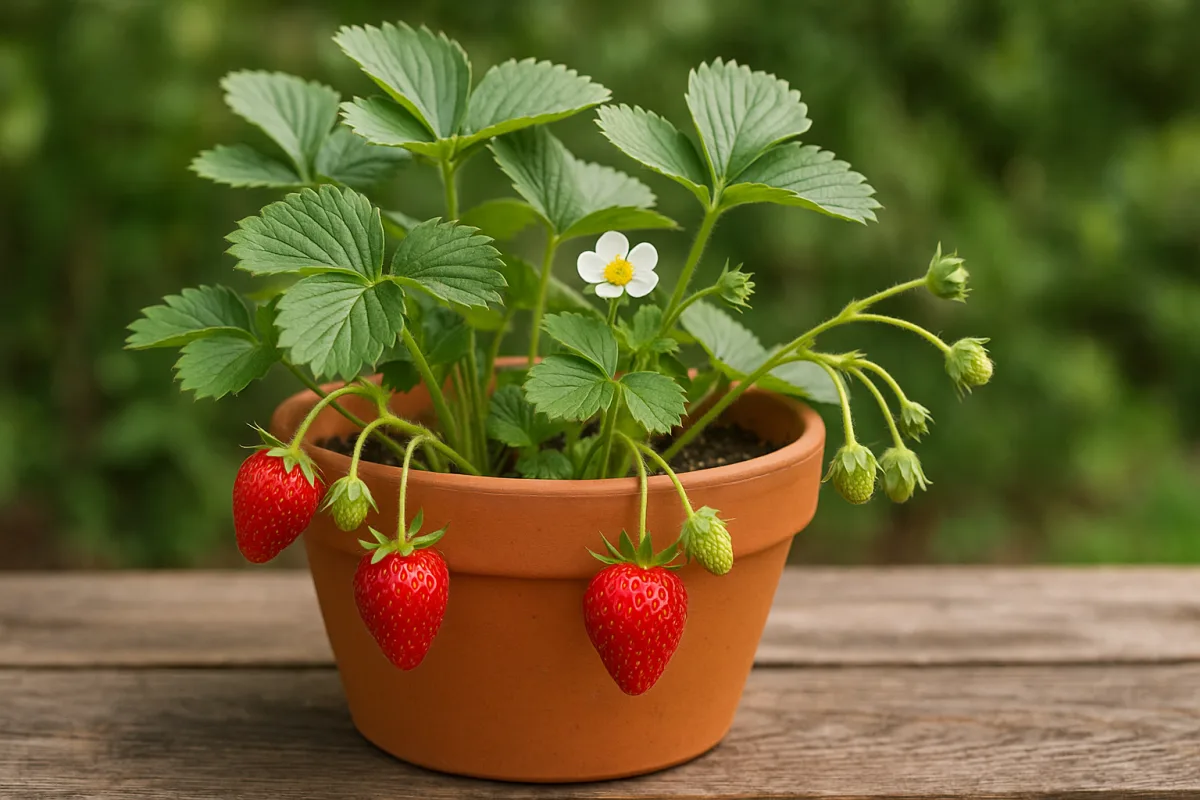 Coltivare fragole in vaso: comincia così per raccogliere frutti sani ogni stagione