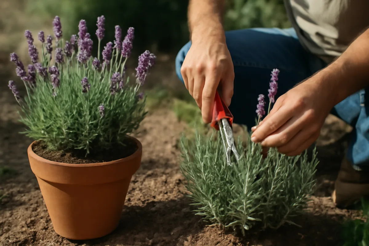 Lavanda in vaso o in piena terra: il fattore che cambia la tecnica di potatura