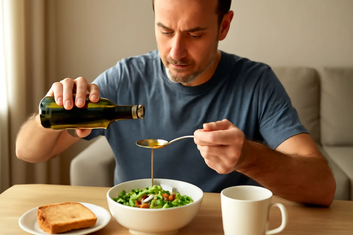 Olio extravergine d'oliva ogni giorno: il dosaggio che fa la differenza sul colesterolo