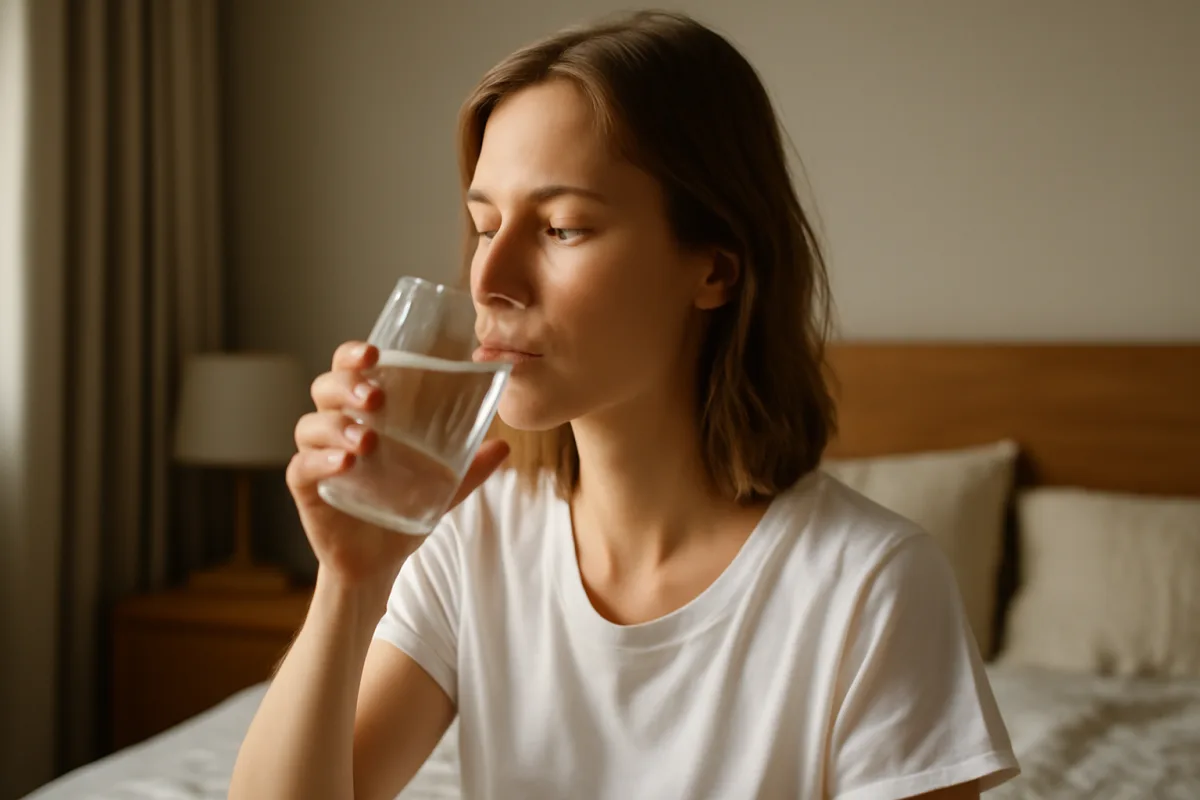 Bere acqua a stomaco vuoto al mattino: il momento che cambia l'effetto sul corpo