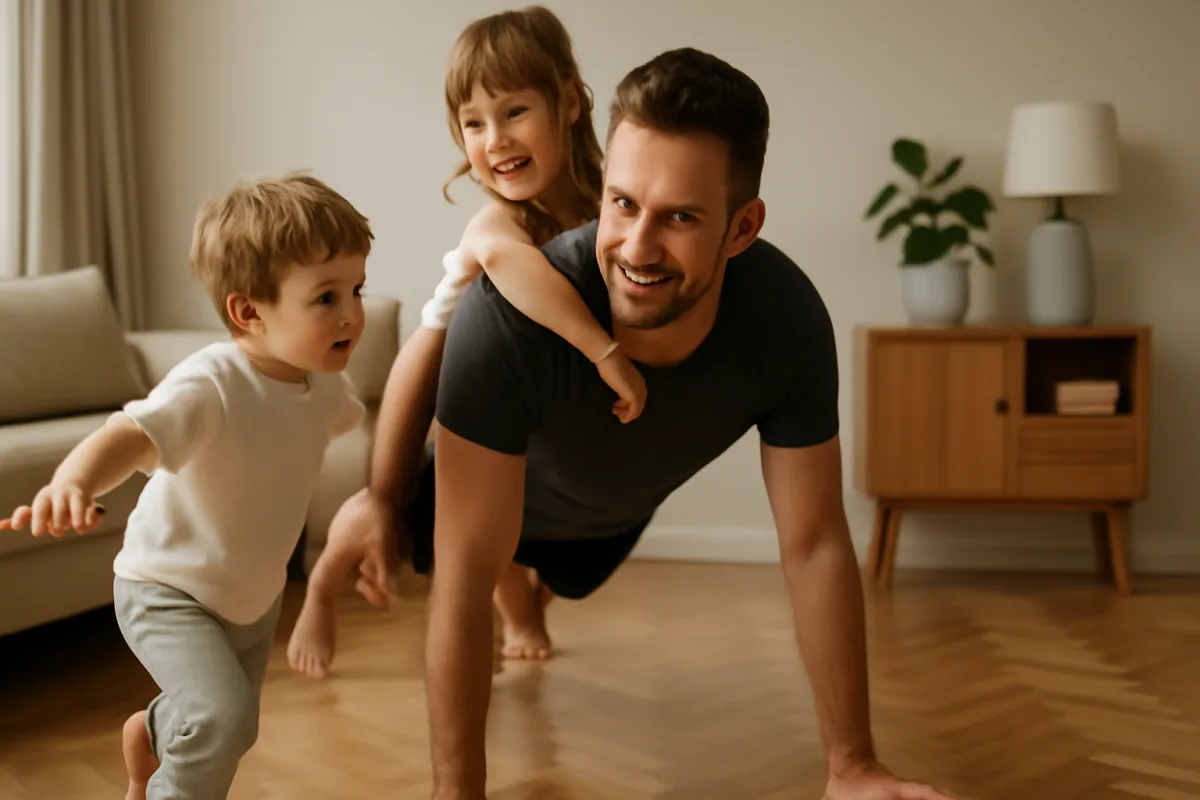 Muoversi in casa con i bambini: le routine che non richiedono spazio né palestra