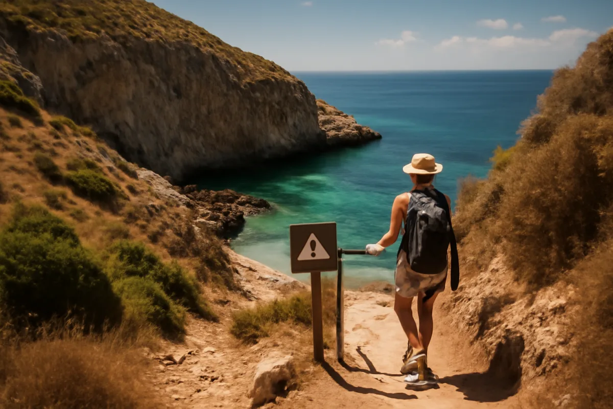 Cale nascoste in Sicilia sud-occidentale: l'accesso a piedi che scoraggia le masse
