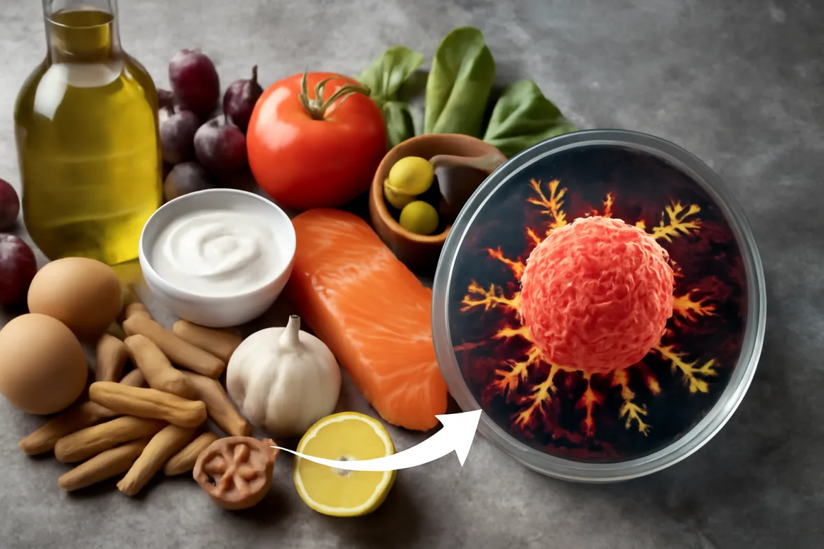 Dieta mediterranea e infiammazione cronica: il meccanismo che agisce a livello cellulare