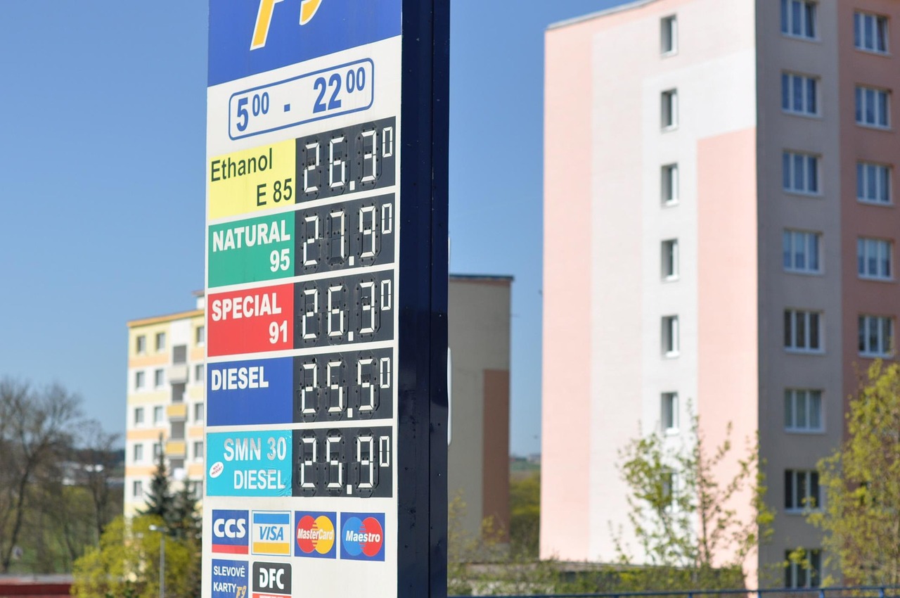 Prezzi della benzina e diesel in aumento, grafico che mostra le variazioni recenti.